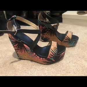 Jimmy Choo Portia 120 wedge tropical 38.5